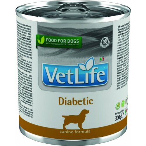 Vet Life Dog Diabetic с курицей диетический влажный корм для собак при при сахарном диабете фотография