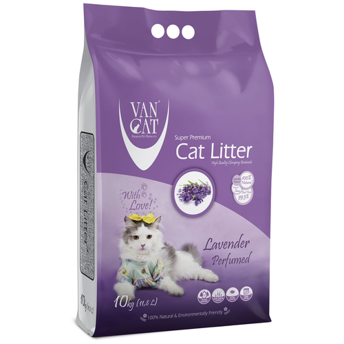 Комкующийся наполнитель Van Cat Lavender, 11.8л, 1 шт. фотография