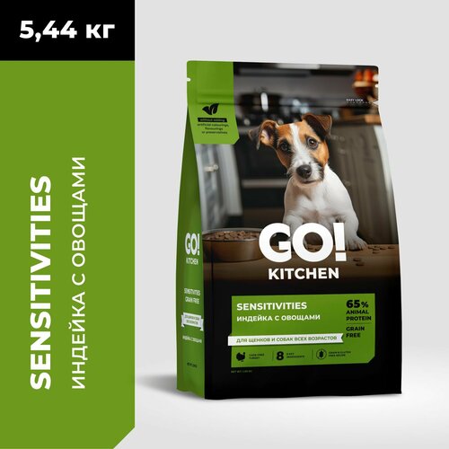 Go! Kitchen Sensitivities Grain Free - Сухой корм для щенков и собак, с индейкой (5.44 кг) фотография