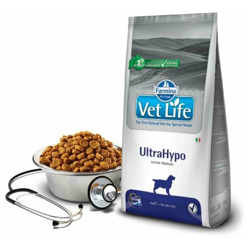 FARMINA Vet Life DOG UltraHypo Сухой корм д/собак Диета (при пищевой аллергии) 2 кг фотография