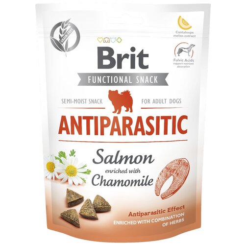 Лакомство для собак Brit Care Antiparasitic Salmon, 150 г фотография