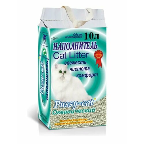 Pussy-cat Наполнитель Минеральный Океанический 5.2кг, 10л фотография