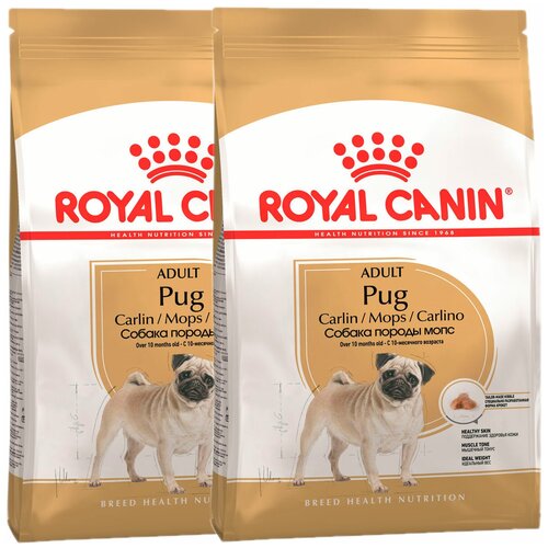 ROYAL CANIN PUG ADULT для взрослых собак мопс (7,5 + 7,5 кг) фотография