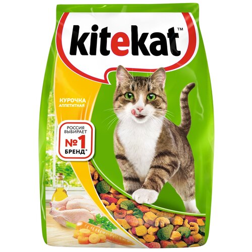 Сухой корм для кошек Kitekat с курицей 800 г фотография