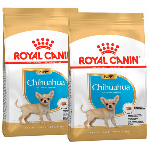 ROYAL CANIN CHIHUAHUA PUPPY для щенков чихуахуа (0,5 + 0,5 кг) фотография