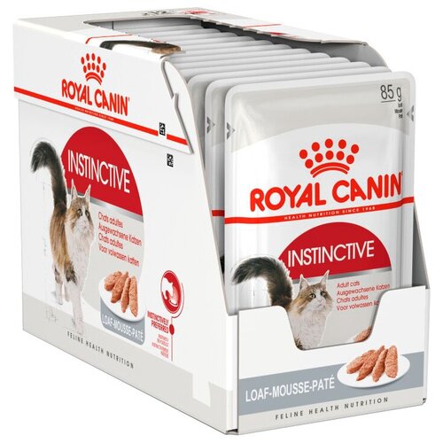 Влажный корм для кошек Royal Canin Instinctive, мясное ассорти 12 шт. х 85 г (суфле) фотография