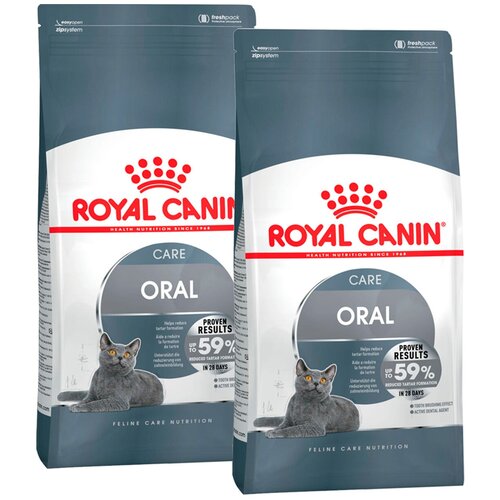 ROYAL CANIN DENTAL CARE для взрослых кошек от заболеваний зубов и десен (0,4 + 0,4 кг) фотография