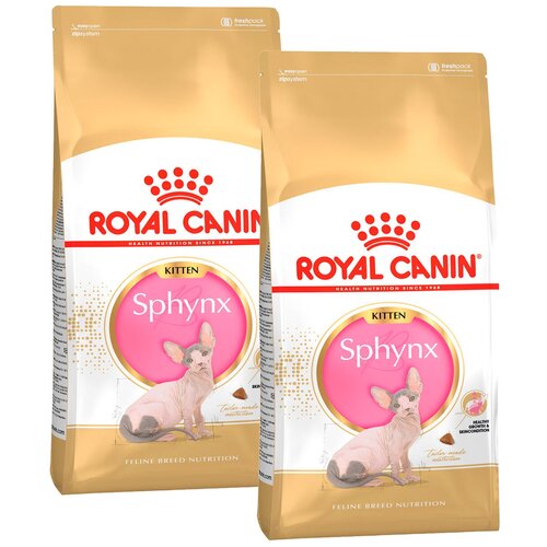 ROYAL CANIN SPHYNX KITTEN для котят сфинксов (0,4 + 0,4 кг) фотография