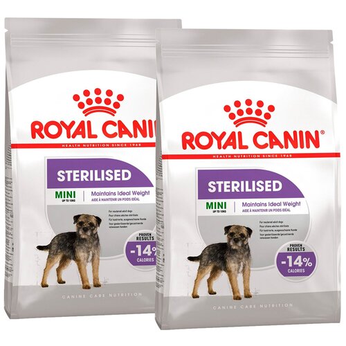 Сухой корм ROYAL CANIN MINI STERILISED ADULT для кастрированных и стерилизованных взрослых собак маленьких пород (3 + 3 кг) фотография