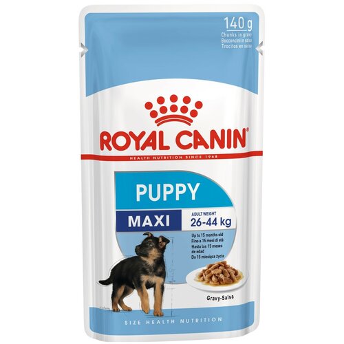 Влажный корм для щенков Royal Canin при чувствительном пищеварении 1 уп. х 1 шт. х 140 г (для крупных пород) фотография