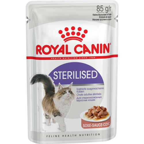 Влажный корм для стерилизованных кошек Royal Canin Sterilised (в соусе) 85 г (паштет) фотография