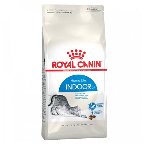 Корм сухой Royal Canin Indoor 27 для взрослых кошек живущих в помещении 200 г фотография