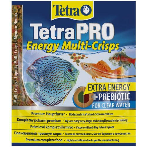 Tetra TetraPRO Energy Multi-Crisps корм для рыб в чипсах, 12 г фотография