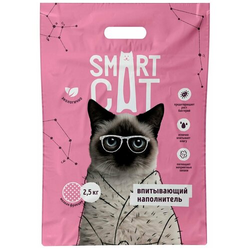 SmartCat Впитывающий наполнитель, мелкая фракция, 2.5 кг фотография