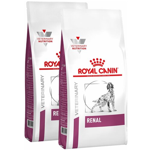 Сухой корм ROYAL CANIN RENAL RF14 для взрослых собак при хронической почечной недостаточности (2 кг + 2 кг) фотография