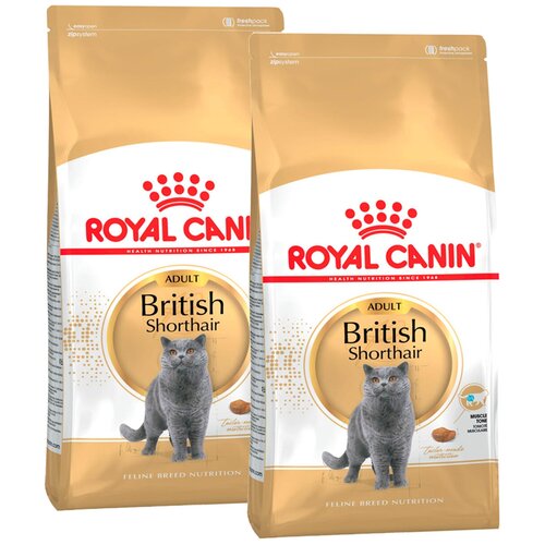 ROYAL CANIN BRITISH SHORTHAIR ADULT для взрослых британских короткошерстных кошек (2 + 2 кг) фотография