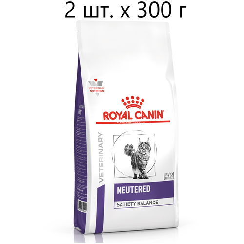 Сухой корм для стерилизованных кошек ROYAL CANIN NEUTERED SATIETY BALANCE, профилактика избыточного веса, 2 шт. х 300 г фотография