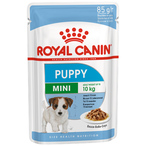 Влажный корм для щенков Royal Canin при чувствительном пищеварении 1 уп. х 1 шт. х 85 г (для мелких и карликовых пород) фотография