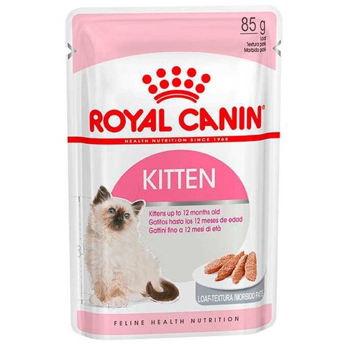 Влажный корм Royal Canin Kitten для котят в возрасте до 12 месяцев (паштет), 85 г 12 шт. фотография