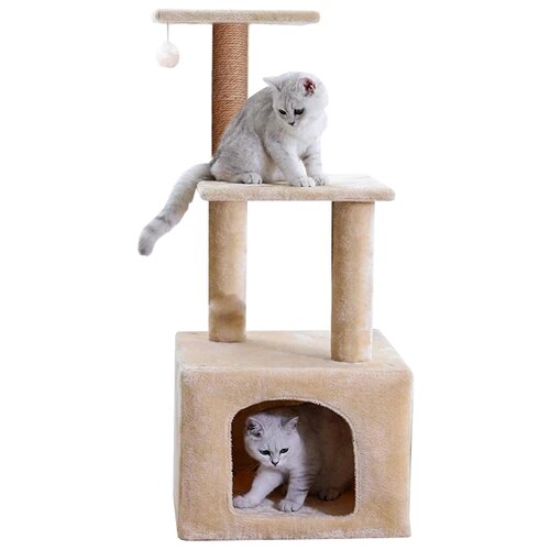 Игровой комплекс Pet БМФ Эц 4 яруса 35 x 35 x 90  см фотография