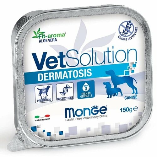 Влажный корм для собак Vetsolution Dermtosis 150 г*6шт фотография