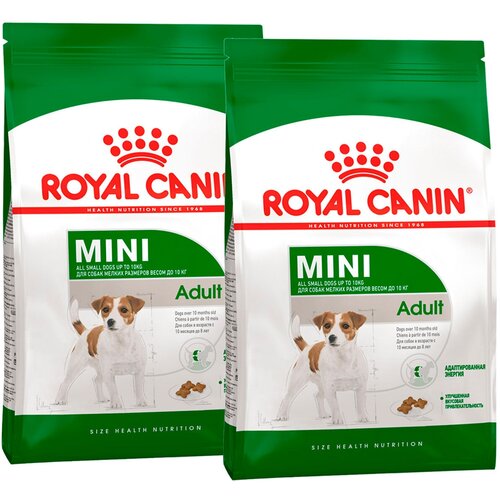 Сухой корм ROYAL CANIN MINI ADULT для взрослых собак маленьких пород (8 + 8 кг) фотография