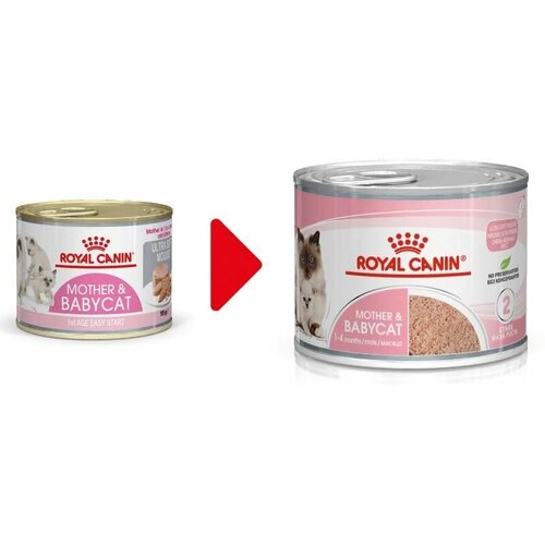 Влажный корм Royal Canin Mother & Babycat (Babycat Instinctive canned) 6 шт. х 195 г (мусс) фотография