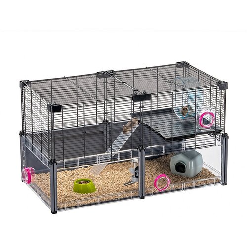 Клетка для хомяков и мышей Fedrplast Multipla Hamster с аксессуарами 72,5х37,5х42 см. фотография