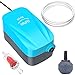 Photo Pawfly MA-60 Quiet Aquarium Air Pump for 10 Gallon with Accessories Air Stone Check Valve and Tube, 1.8 L/min