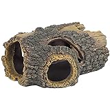Uniclife Resin Hollow Tree Trunk Betta Log Aquarium Decorations Ornament Fish House Cave Wood House Decor for Small and Medium Fish Tank Photo, best price $8.99 new 2024